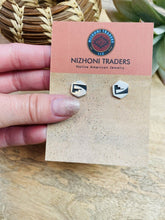 Load image into Gallery viewer, Hopi Overlaid Sterling Silver Stud Earrings
