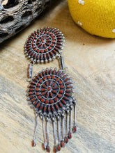 Load image into Gallery viewer, Vintage Zuni Sterling Silver &amp; Coral Pin/ Pendant Signed