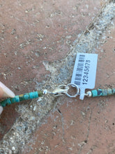 Load image into Gallery viewer, Navajo Turquoise Sterling Silver  Pearl Beaded 17” Necklace 4mm