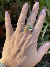 Load image into Gallery viewer, Navajo Sterling Silver Royston Turquoise Amazing Ring Size 6