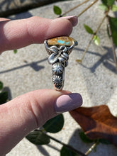 Load image into Gallery viewer, Navajo Sterling Silver Royston Turquoise Amazing Ring Size 6