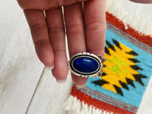 Load image into Gallery viewer, Navajo Sterling Silver &amp; Lapis Necklace Signed