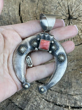 Load image into Gallery viewer, Navajo Sterling Silver Spiny  Naja Pendant Signed By Chimney Butte