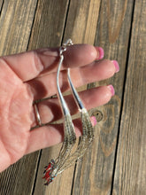 Load image into Gallery viewer, Navajo Liquid Silver &amp; Multi Stone Beaded Cascading Necklace