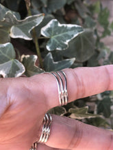 Load image into Gallery viewer, Navajo Turquoise Sterling Silver Adjustable Wave Ring