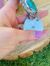 Load image into Gallery viewer, Navajo Sterling Silver &amp; Sonoran Mountain Turquoise Necklace Set