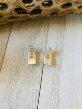 Load image into Gallery viewer, Navajo Multi Stone &amp; Sterling Silver Inlay Dangle Earrings Signed