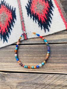 Navajo Multi Stone Beaded Bracelet