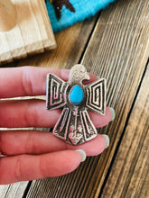Load image into Gallery viewer, Navajo Sterling Silver &amp; Turquoise Thunderbird Ring