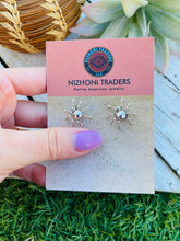Load image into Gallery viewer, Navajo Sterling Silver Spider Stud Earrings