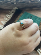 Load image into Gallery viewer, Navajo Sterling Silver &amp; Multi Stone Inlay Ring Size 5.5