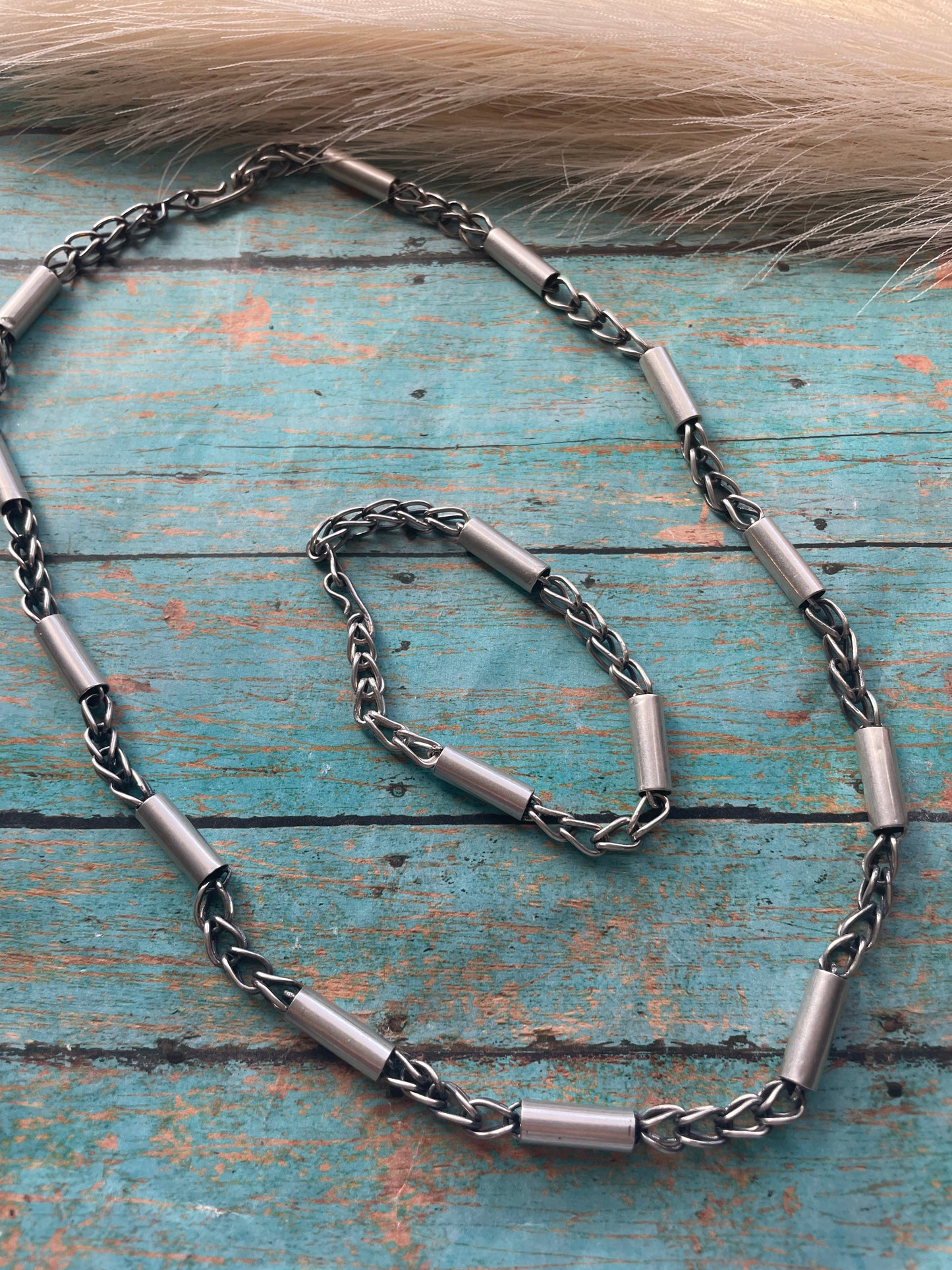 Navajo Sterling Silver Necklace & Bracelet Set