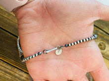 Load image into Gallery viewer, Navajo Sterling Silver Pearl &amp; Pink Opal Beaded Necklace 14 inch