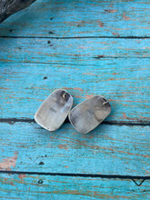 Load image into Gallery viewer, Navajo Sterling Silver &amp; Turquoise Post Earrings Signed P Skeets
