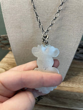 Load image into Gallery viewer, Navajo Sterling Silver And Sonoran Gold Turquoise Necklace Signed