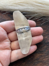 Load image into Gallery viewer, Navajo Sterling Silver Red Spiny Liberty Coin Ring Size 8.5