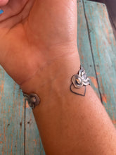 Load image into Gallery viewer, Navajo Sterling Silver Adjustable Cuff Stamped And Signed By Tim Yazzie