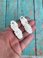 Load image into Gallery viewer, Navajo Sterling Silver &amp; Turquoise Cluster Post Earrings Signed Sheila Becenti