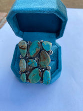 Load image into Gallery viewer, Navajo Jacqueline Silver Multi Turquoise &amp; Sterling ring size 7.5