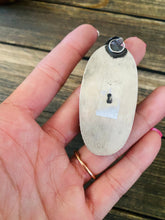 Load image into Gallery viewer, Navajo Sterling Silver &amp; White Buffalo Pendant