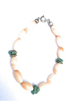 Load image into Gallery viewer, Sterling Silver Navajo Shell &amp; Turquoise Bracelet