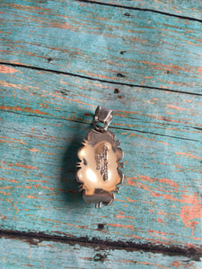 Navajo Sterling Silver & Turquoise Pendant