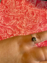 Load image into Gallery viewer, Navajo Dark Topaz Stone &amp; Sterling Silver Ring