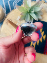 Load image into Gallery viewer, Handmade Sterling Silver &amp; Multi Stone Inlay Indian Chief Ring Size 11.5
