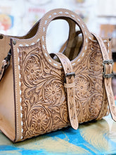 Load image into Gallery viewer, The Remington Tooled Leather Purse - Light