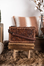 Load image into Gallery viewer, The Kip Tooled Leather Purse
