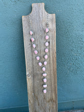 Load image into Gallery viewer, Navajo Queen Pink Conch Shell And Sterling Silver Lariat Necklace