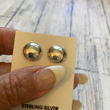 Load image into Gallery viewer, Navajo Sterling Silver Dome Stud  Earrings