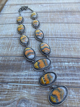 Load image into Gallery viewer, Chimney Butte Bumble Bee Jasper  &amp; Sterling Silver Lariat