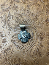 Load image into Gallery viewer, Navajo Sterling Silver Pendant By Chimney Butte