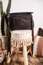 Load image into Gallery viewer, The Shane Tooled Leather Fringe Purse