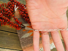 Load image into Gallery viewer, Navajo Red Coral &amp; Heishi Six Strand Beaded Necklace