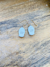 Load image into Gallery viewer, Navajo Opal And Sterling Silver Inlay Dangle Earrings