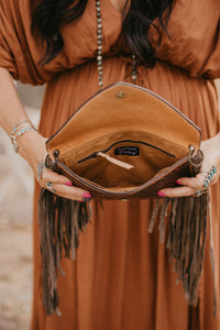 The Reckless Dark Brown Fringe Purse