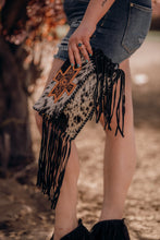 Load image into Gallery viewer, The Colter Fringe Purse - Black