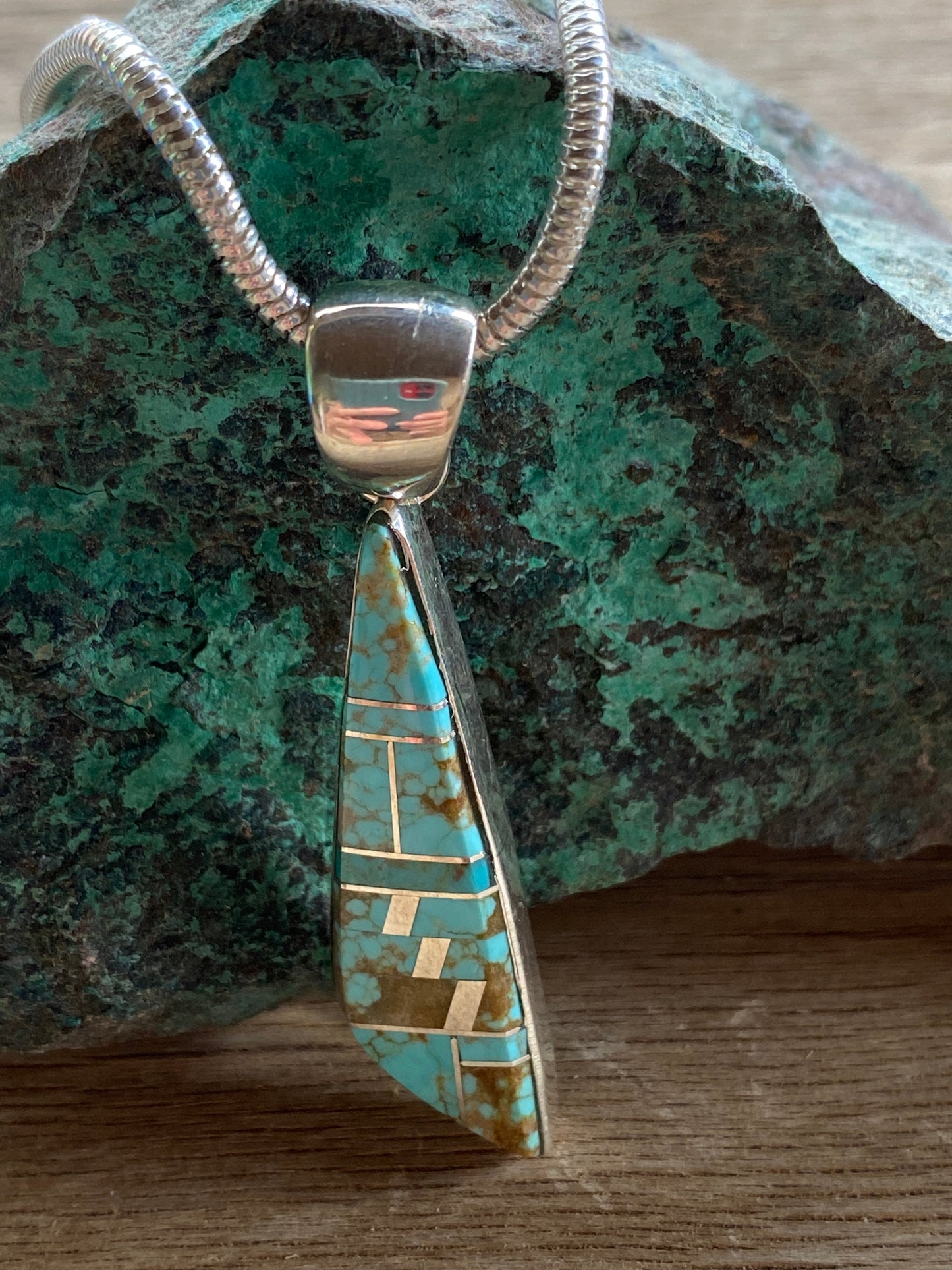 Turquoise & Sterling Silver Pendanta