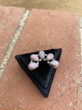 Load image into Gallery viewer, Pink Opal &amp; Sterling Silver  Diamond Wrap Ring