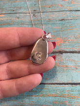 Load image into Gallery viewer, Navajo Sterling Silver &amp; Turquoise Necklace Signed