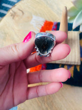Load image into Gallery viewer, Handmade Sterling Silver &amp; Multi Stone Inlay Indian Chief Ring Size 6.5
