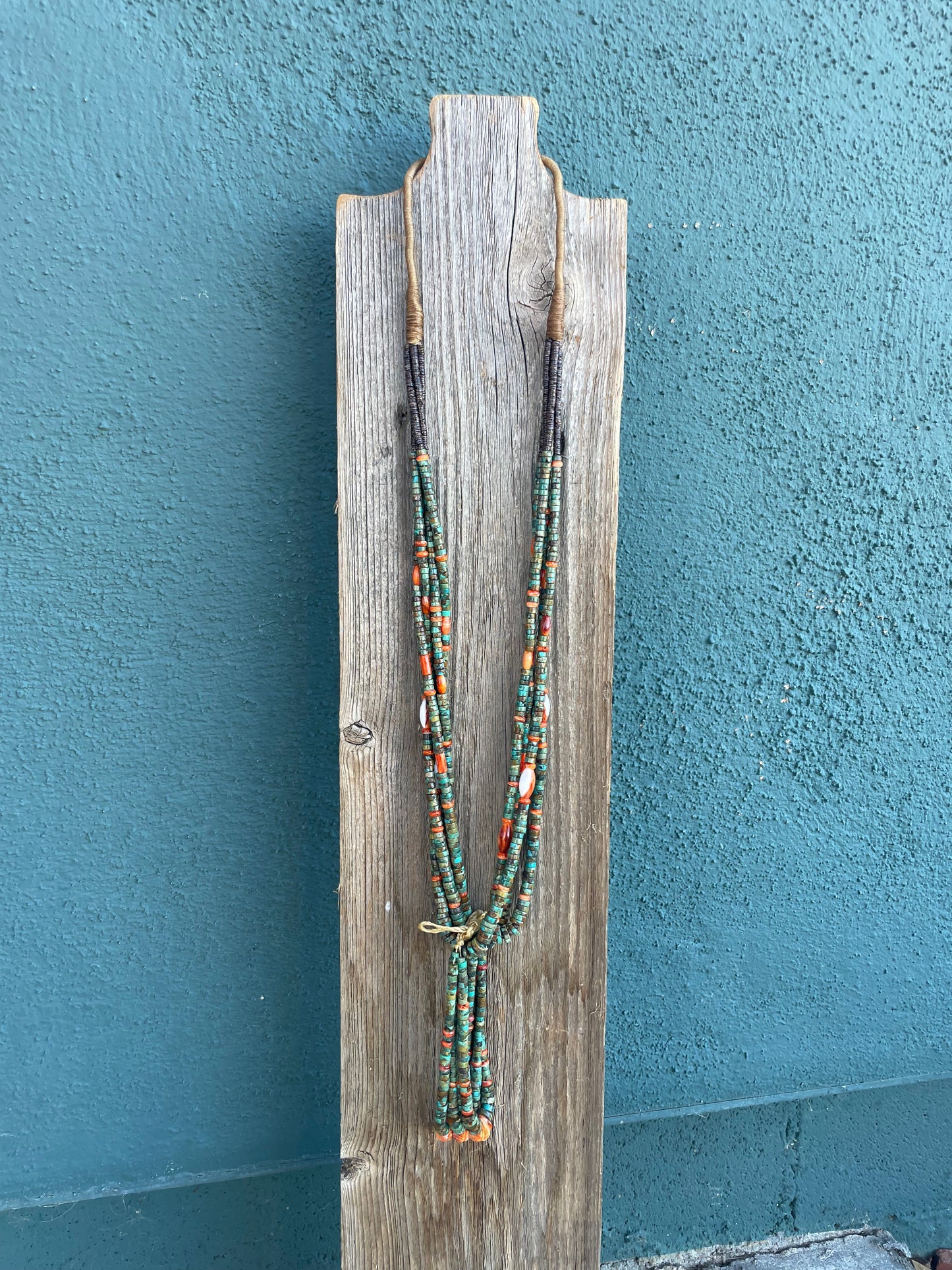 Navajo Jacla Beaded 4 Strand Necklace