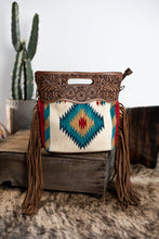 Load image into Gallery viewer, The Bandita Saddle Blanket Purse with Fringe