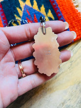 Load image into Gallery viewer, Navajo Sterling Silver &amp; Royston Turquoise Necklace Signed