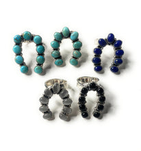 Load image into Gallery viewer, Handmade Sterling Silver Adjustable Horseshoe Rings Signed Nizhoni