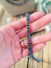 Load image into Gallery viewer, Handmade Sterling Silver 6mm Saucer Bead Beaded Necklace