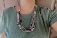 Load image into Gallery viewer, Navajo Pearl Multi Stone 4mm-10mm 12 Strand Necklace