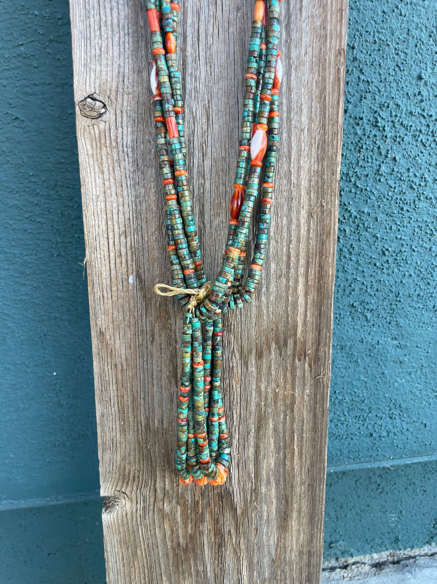 Navajo Jacla Beaded 4 Strand Necklace